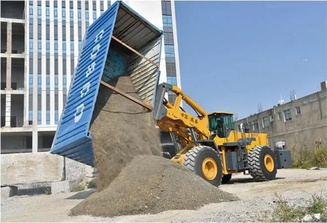 Container Rotating Loader Flip Forklift